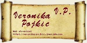 Veronika Pojkić vizit kartica